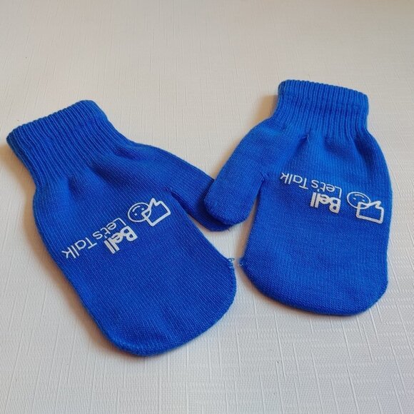 Bell Let's Talk Mittens Brand New and Unused - Picture 1 of 3